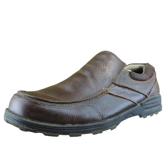 Dockers‎  Men Loafer Shoes Brown Leather Slip On Size 13 Medium